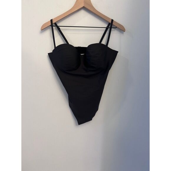 NWT Skims Body Underwire Molded Bodysuit Size Large Onyx ( SOLD OUT) - Picture 2 of 7